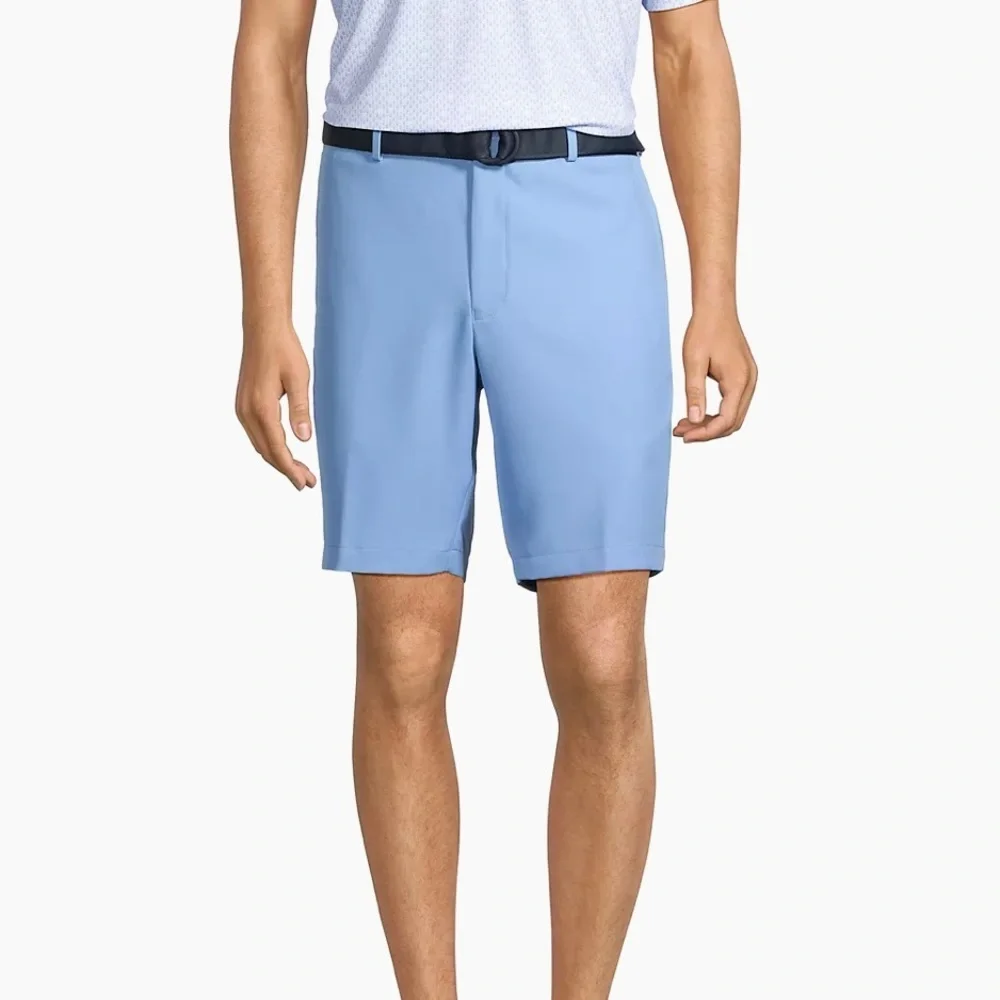 Peter Millar Crown Sport Salem Performance Short Bonnet Blue Mens Sz 38 Golf